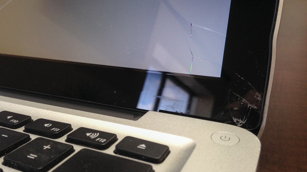 замена стекла в MacBook